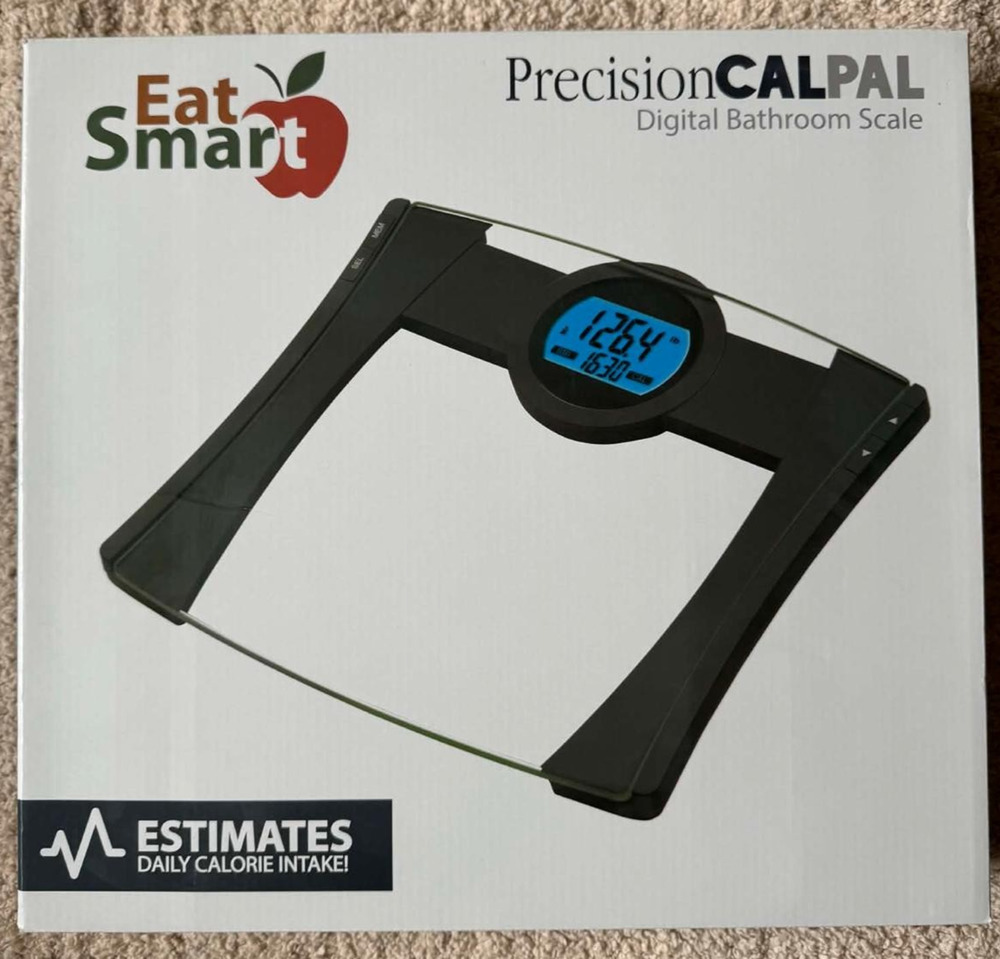 EatSmart Precision CalPal Digital Bathroom Scale BMI Calorie ESBS-52 440lb